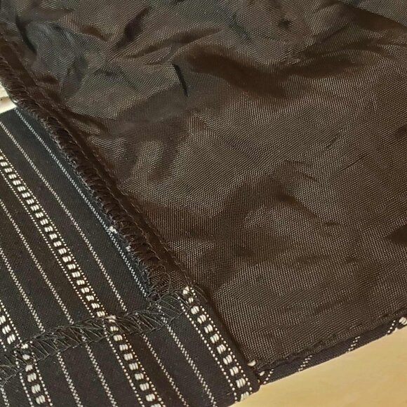 * CANDIE'S * Juniors Small Black & White Striped Button-Up Vest - Picture 8 of 13